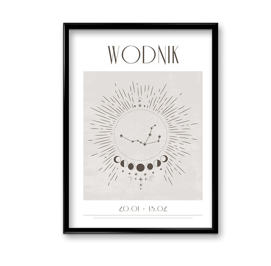plakaty Plakat Wodnik Boho