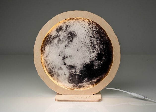 lampy do pokoju dziecka Lampa ścienna Unky - KSIĘŻYC 30 cm