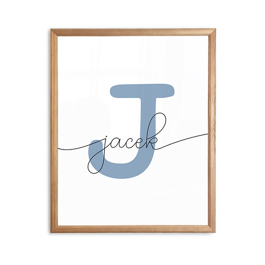 obrazy i plakaty do pokoju dziecięcego Kolorowa literka