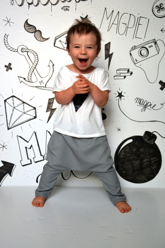 Black&White Pantalon magpie