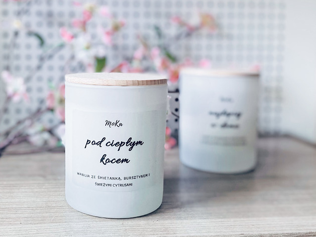 świeca sojowa - Pod ciepłym kocem MoKa candles
