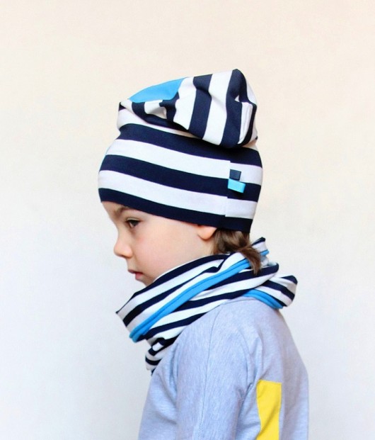 Komin Zuzu Navy Blue Stripes martababy