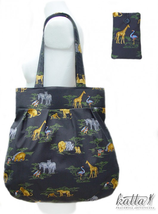 torba + etui - African animals torby katta