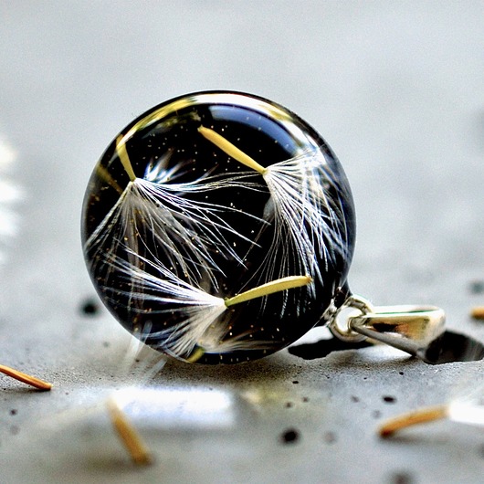 Elegancki wisiorek z nasionami dmuchawca Grol Jewellery