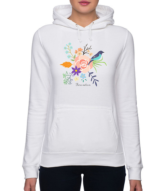 Bluza damska. Kwiaty i ptaki Love Life and Forest