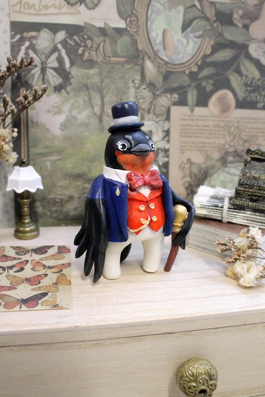 figurki i rzeźby Jaskółka Dżentelmen