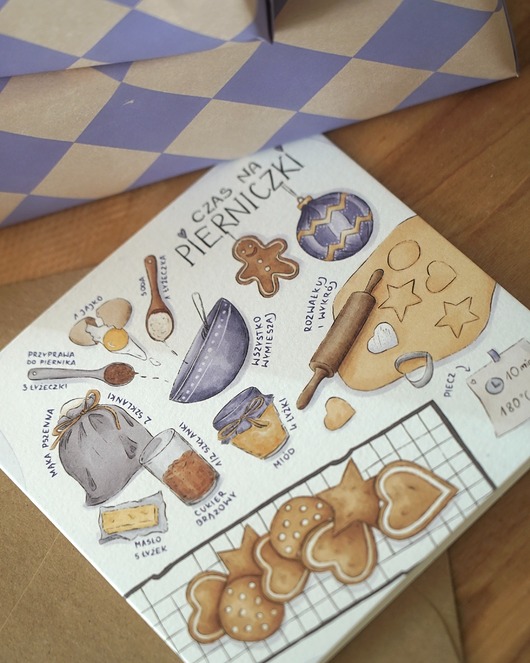 kartki świąteczne Czas na pierniczki - kartka świąteczna  Hi Little