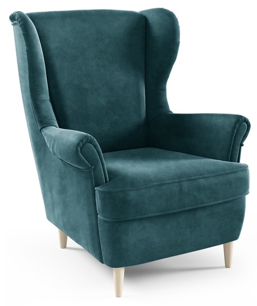 fotele Fotel uszak Hjalmaren  Velvet WELUR