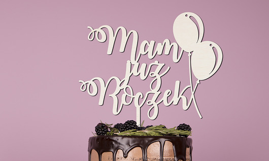 Toper Topper na tort Mam już Roczek Planneo