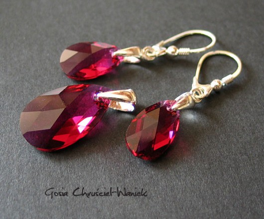 Rubinowy kryształ Swarovski Gosia Chruściel-Waniek