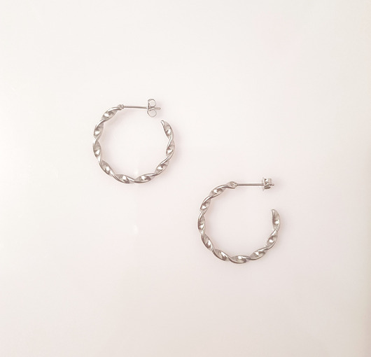 kolczyki - inne Świąteczne Wianki v Silver