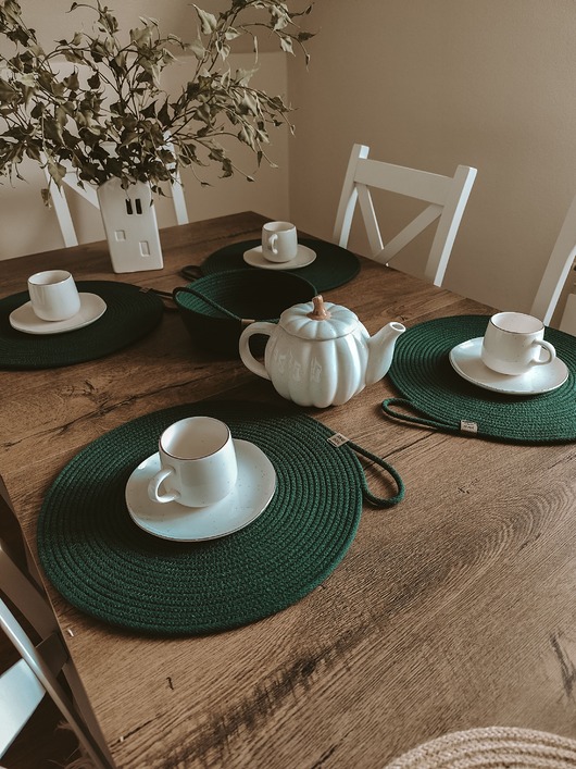 podkładki do kuchni Zestaw 4 podkładek na stół mata