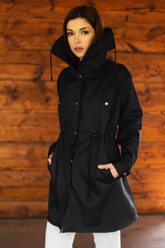Parka czarna SLOW polanka