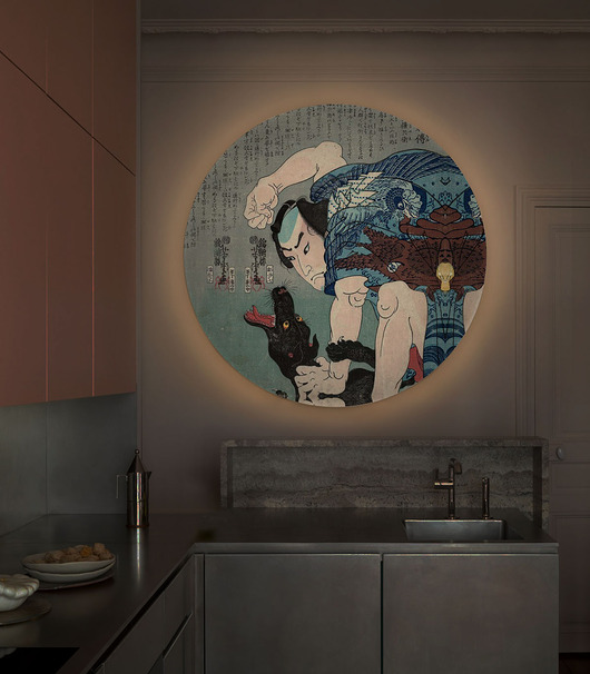 kinkiety Lampa Ścienna - Dots Lighting Samurai Encounter