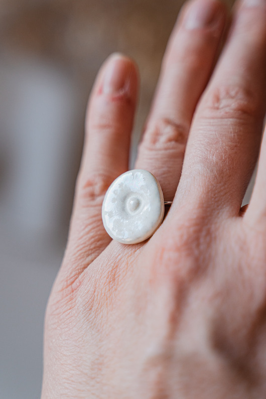 pierścionki - różne Pierścionek regulowany EYE