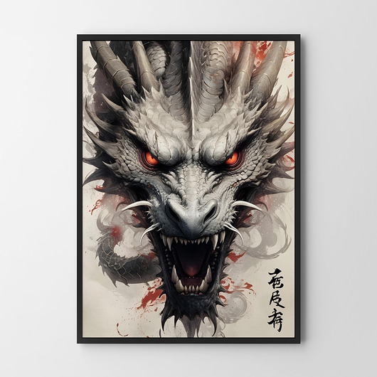 plakaty Plakat Smok v2 Azja