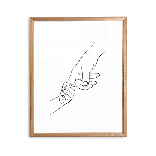 obrazy i plakaty do pokoju dziecięcego Dotyk Miłości No. 3