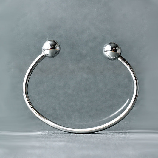 bransoletki srebrne Srebrna bransoletka z kulkami ORBITAL