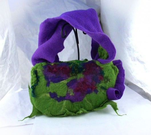 Jedwabnofilcowa Torebka: Living Bag filcant