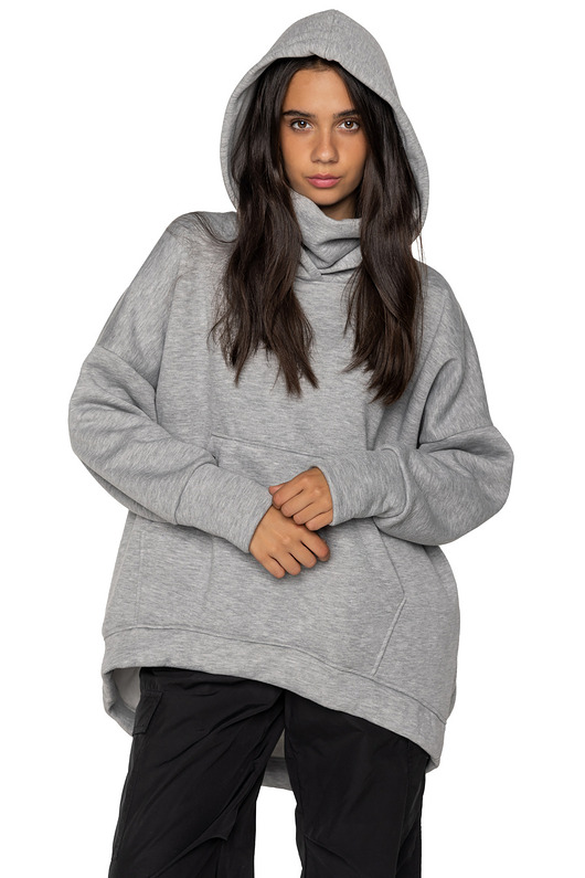 bluza z kapturem damska Bluza damska marki UNDERWORLD z kominem