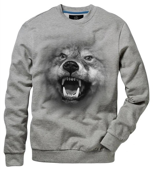 bluzy męskie Bluza marki UNDERWORLD unisex Wolf