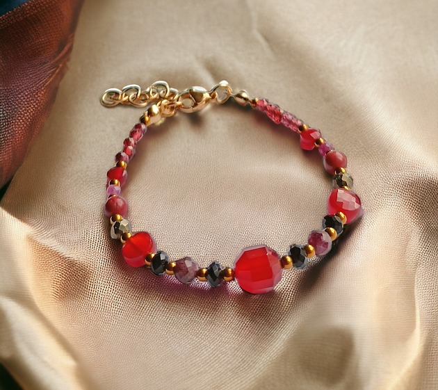 bransoletki z kamieni naturalnych SENSUAL : bransoletka z karneolem