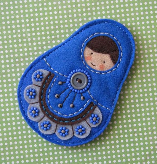 Matrioszka w odcieniach blue :) AylaArt