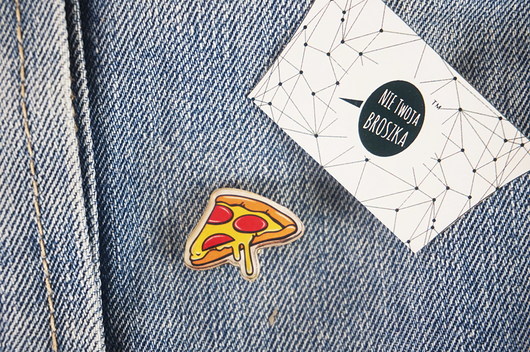 PIZZA - Przypinka Nie Twoja Broszka  gxnet