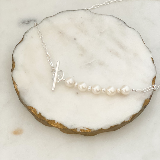 chokery Choker Lily - srebro 925