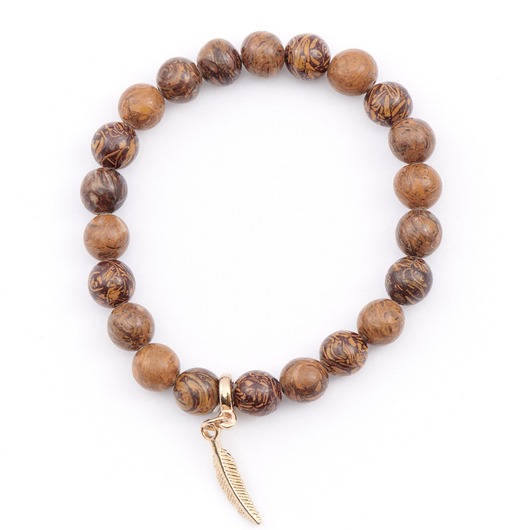 bransoletki z kamieni naturalnych Drzewo życia mały kamień - bransoletka z kamieni naturalnych