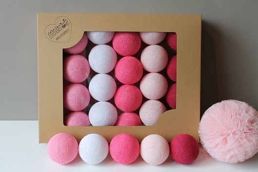 Cotton Balls Sweet Pink 35 szt. MIA home