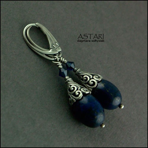 LAPIS LAZULI I SREBRO BALI Astari