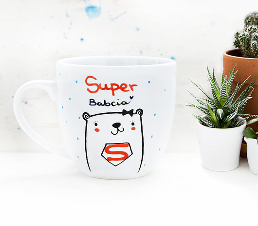 Super Babcia - kubek XL miamilu