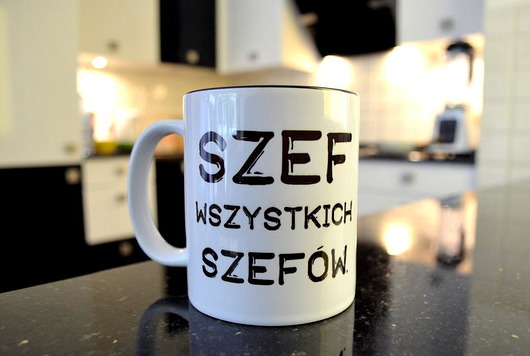 Kubek SZEF z CZARNYM WNĘTRZEM FarrowDesign