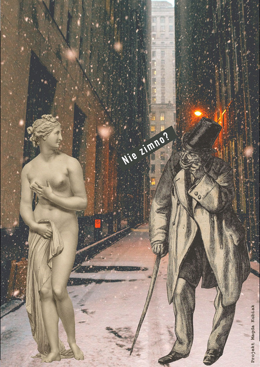 plakaty Nie zimno -  Kolaż - plakat - wydruk