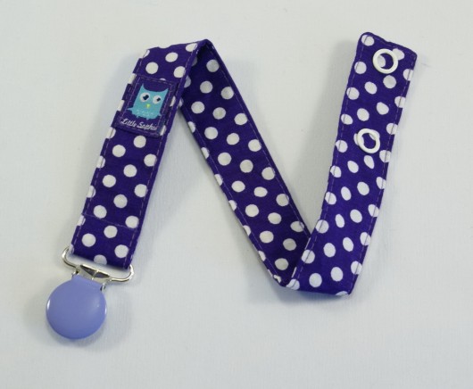 Zawieszka do smoczka, KROPKI POLKA DOT ostatnia! Little Sophie