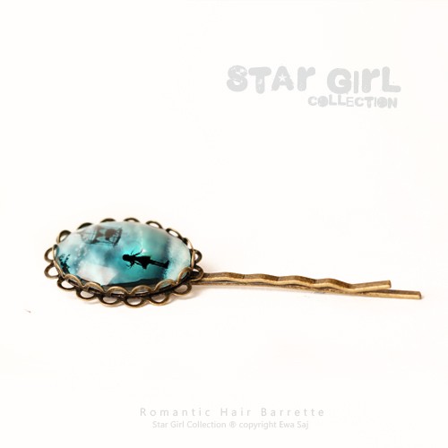 Kiwi -Star Girl collection, spinka do włosów Ewa Saj Fotografie