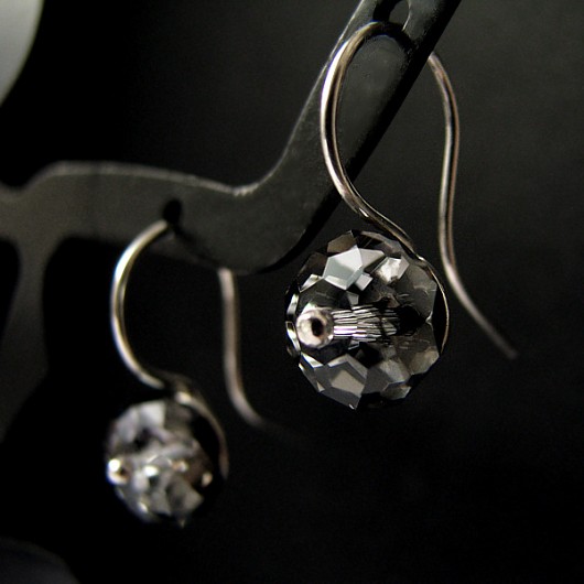 BRILLIANT - Silver Night Rondelles Marisella
