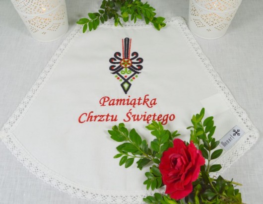Szatka do chrztu PARZENICA zakopiańska L Monart