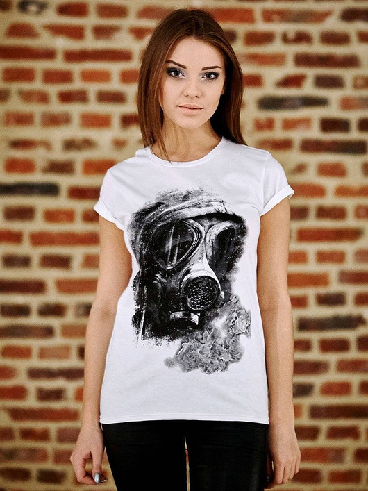 t-shirt damskie T-shirt damski UNDERWORLD Gas mask