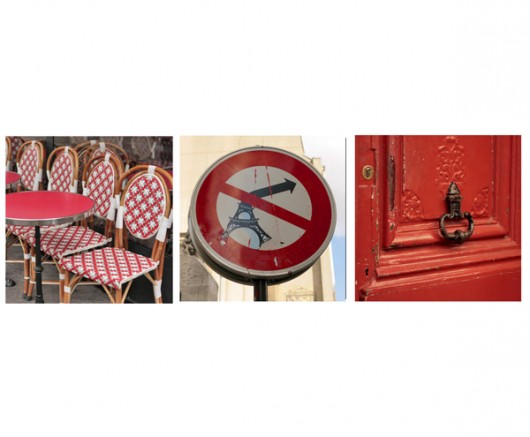 Paris en couleur rouge II Chilli Art