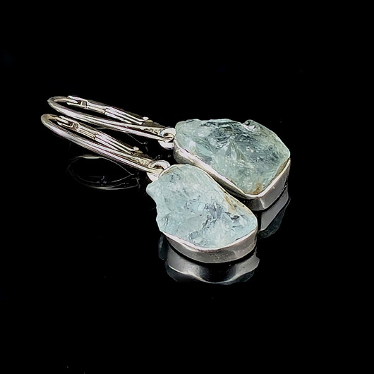 kolczyki srebrne Kolczyki srebrne Amazing aqua