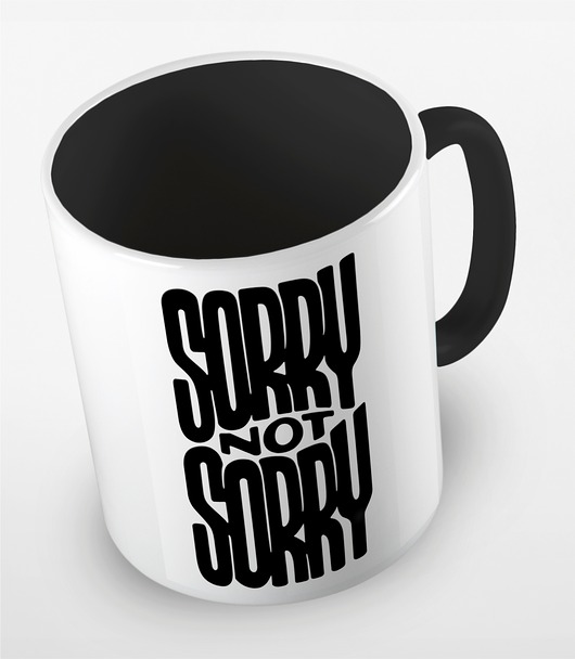 kubki Kolorowy kubek SORRY NOT SORRY - mix kolorów