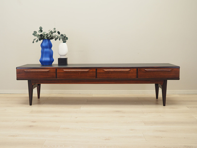 komody Lowboard palisandrowy, duński design, lata 70, produkcja: Dania
