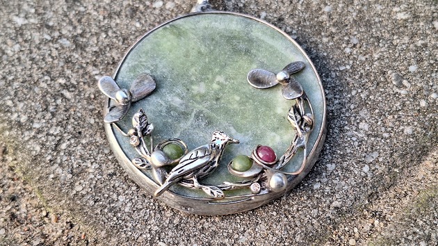 wisiory Ptak w ogródku - wisiorek