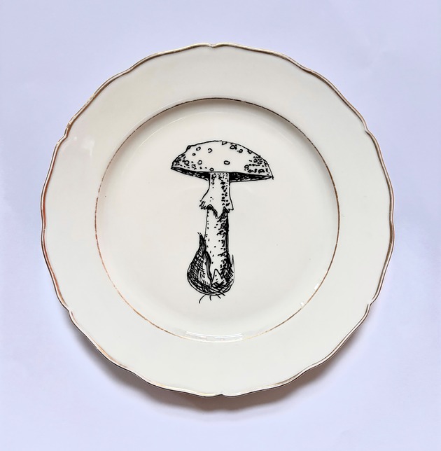 Ozdoby na ścianę Muchomor sromotnikowy