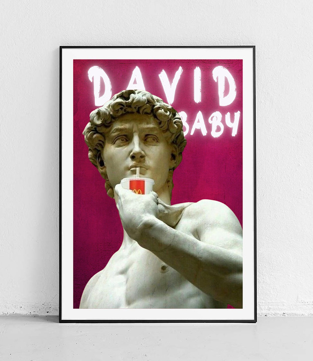 plakaty Plakat Dawid w popkulturze