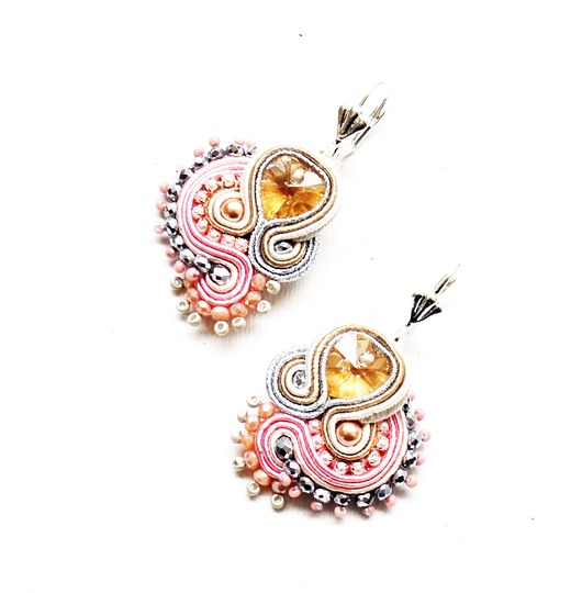 kolczyki soutache Sutaszowe kolczyki OVIEDO