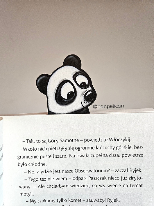 zakładki do książek Zakładka do ksiązki Panda