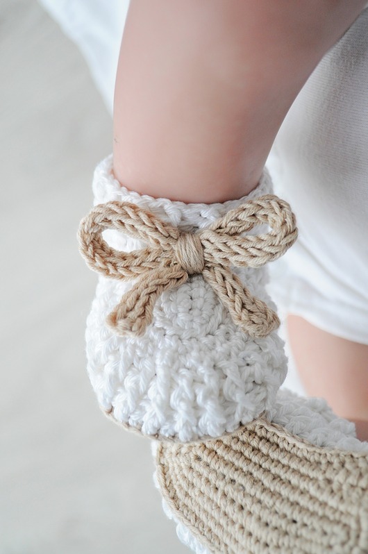 buty dziecięce Skarpetki z kokardką